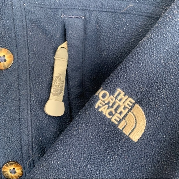 The North Face Men’s Fleece Button Front Shirt - Blue, Size Medium - Picture 6 of 6